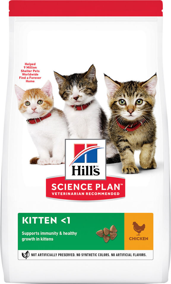 Сухой корм для котят Hills Science Plan Курица 3кг