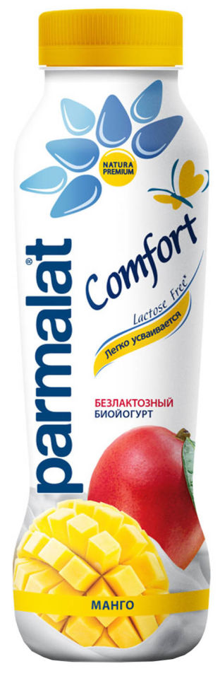 Биойогурт Parmalat Comfort с манго 1.5% 290г
