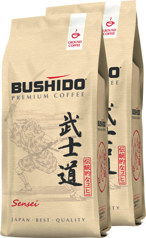 Кофе молотый Bushido Sensei 227г (упаковка 2 шт.)