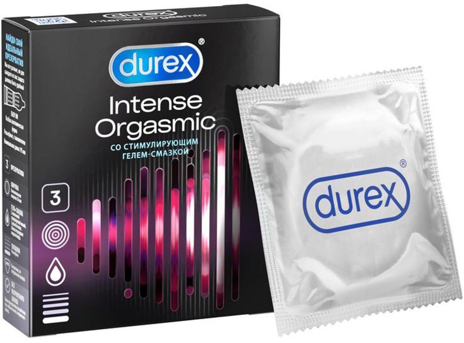 Презервативы Durex Intense Orgasmic 3шт