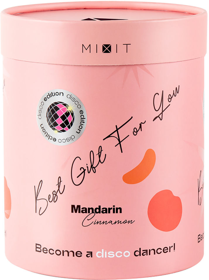 Подарочный набор MiXiT Mandarin Cinnamon Bath&Body Set Гель для душа 250мл Молочко для тела 250мл Соль для ванны 300г и