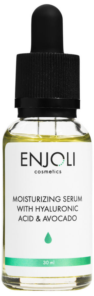 Сыворотка для лица Enjoli увлажняющая с гиалуроновой кислотой и авокадо для сухой кожи 30мл