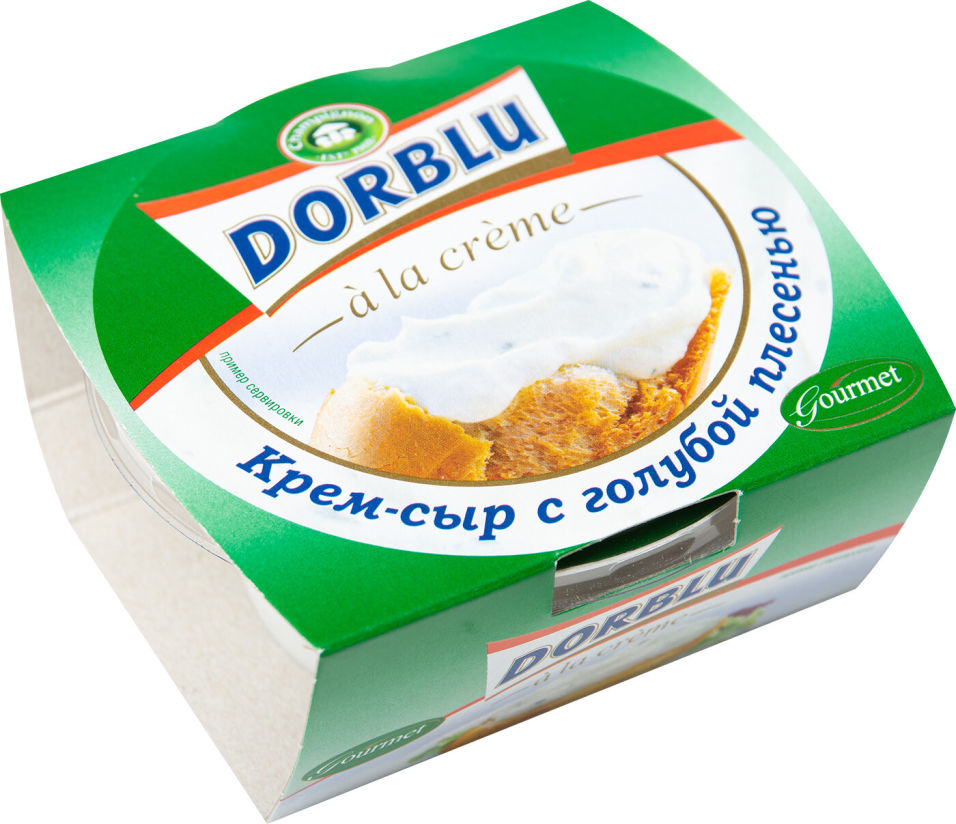 Крем-сыр Dorblu a la creme с голубой плесенью 65% 80г