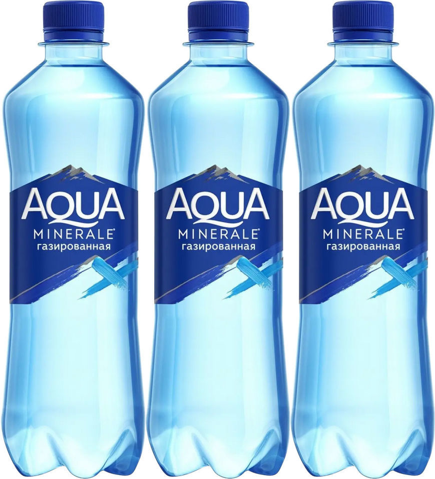 Вода Aqua Minerale питьевая газированная 500мл (упаковка 2 шт.)