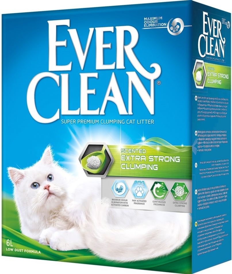Наполнитель для кошачьего туалета Ever Clean Extra Strong Clumping Scented с ароматизатором 6л