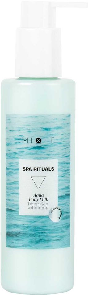Молочко для тела MiXiT Spa Rituals Aqua Body Milk Увлажняющее с экстрактами ламинарии и мяты 200мл