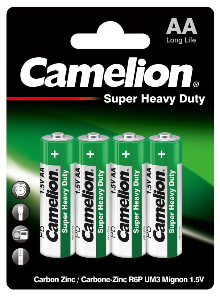 Батарейки Camelion Super heavy Duty АА 4шт