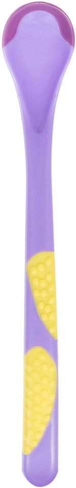 Ложка для кормления Baboo термочувствительная фиолетовая 4+