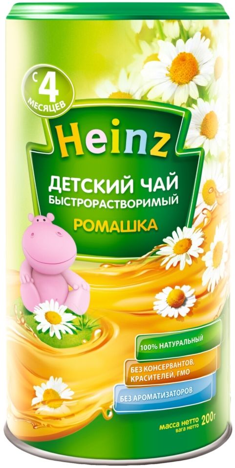 Чай Heinz Ромашка детский быстрорастворимый 200г