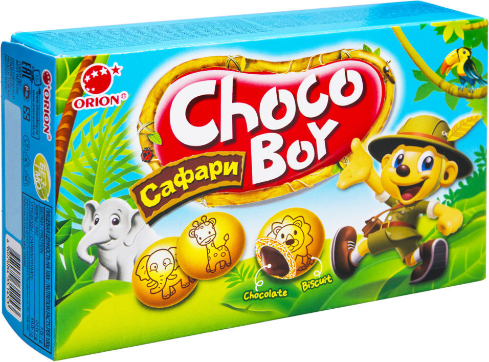 Печенье Choco Boy Safari 42г
