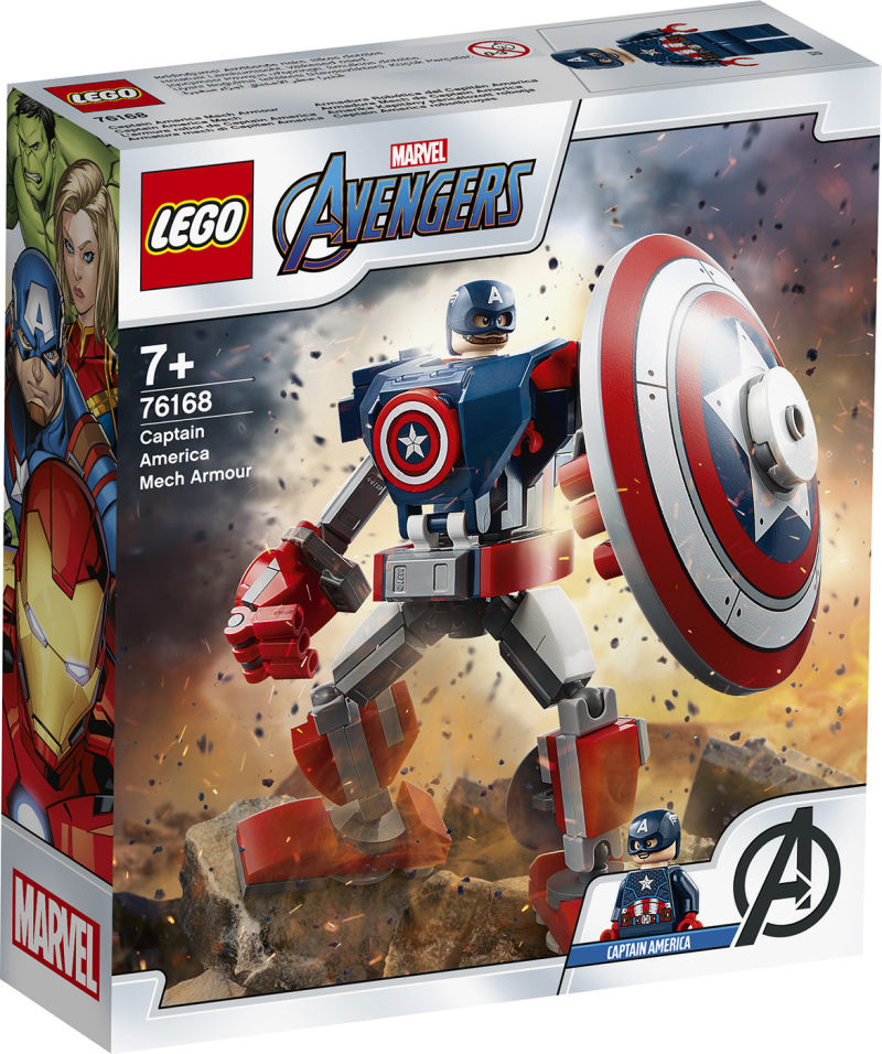 Конструктор LEGO Marvel Avengers Movie 4 76168 Капитан Америка: Робот