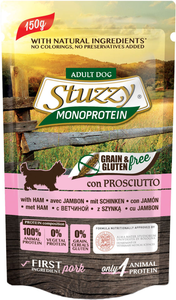 Корм для собак Stuzzy Monoprotein Ветчина 150г (упаковка 12 шт.)