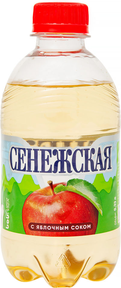 Напиток сокосодержащий Сенежская Яблоко 330мл (упаковка 12 шт.)