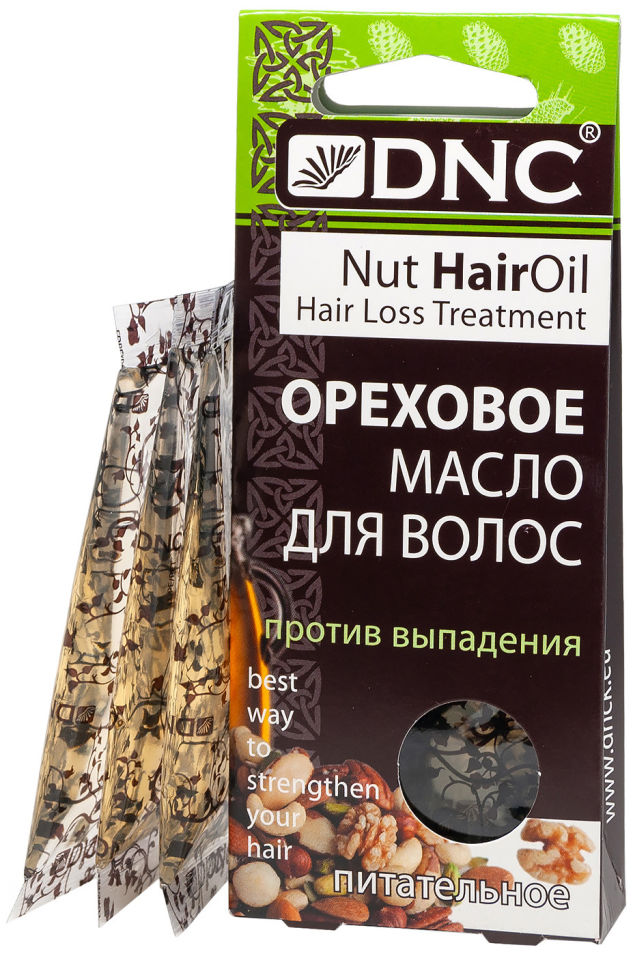 Масло для волос DNC Ореховое питательное 3*15мл