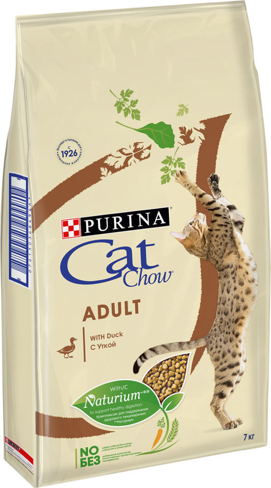 Сухой корм для кошек Cat Chow Утка 7кг