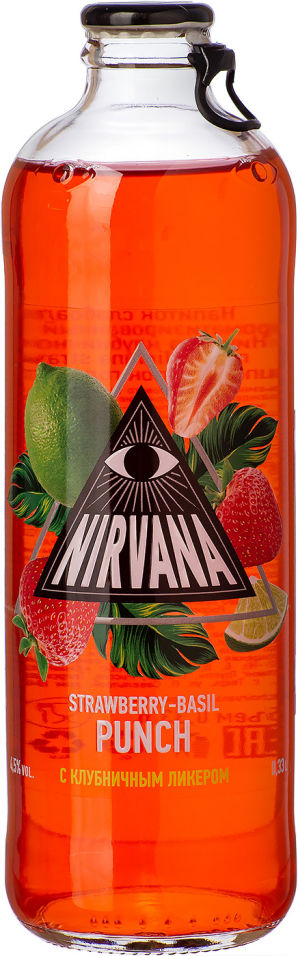 Отзывы о Напитке Nirvana Strawberry-Basil Punch с клубничным ликером 4.5% 0.33л Отзывы о Напитке Nirvana Strawberry-Basil Punch с клубничным ликером 4.5% 0.33л