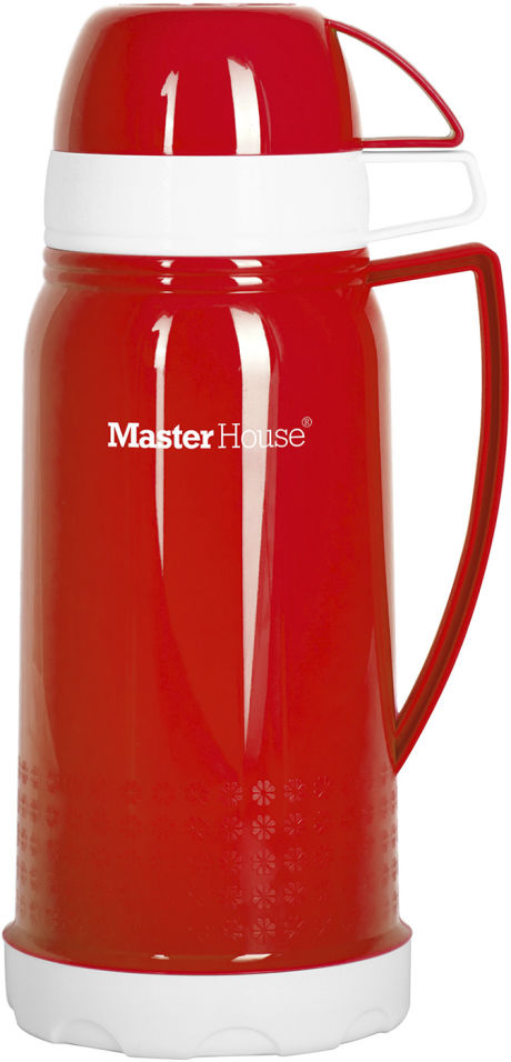 Термос MasterHouse Венеция красный 1л 1103₽