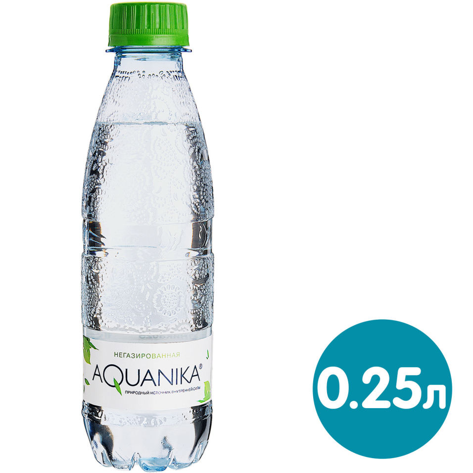 Вода Aquanika питьевая негазированная 250мл