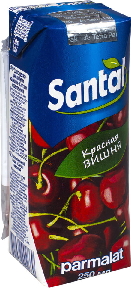 Сок Santal Красная вишня 250мл Сок Santal Красная вишня 250мл