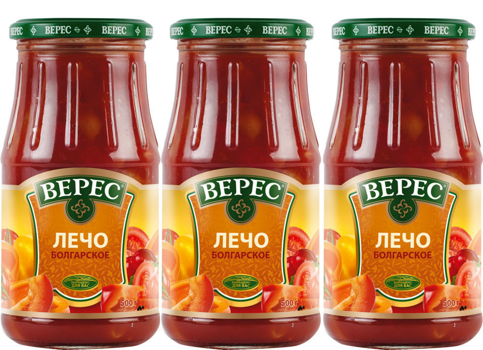 Лечо Верес Болгарское 500г (упаковка 3 шт.)