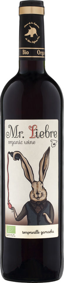 Вино Mr. Liebre Tempranillo Garnacha красное сухое 12.5% 0.75л Вино Mr. Liebre Tempranillo Garnacha красное сухое 12.5% 0.75л