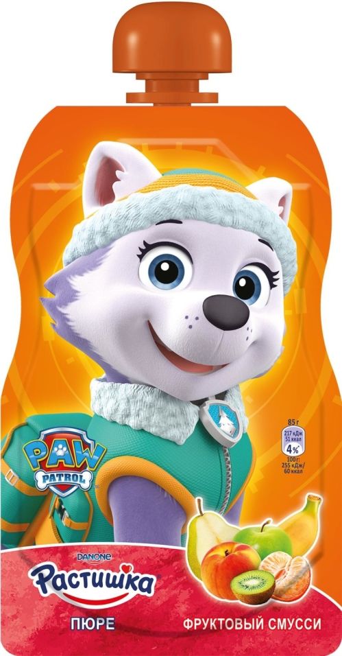 Пюре Растишка Фруктовый смусси 85г (упаковка 6 шт.)