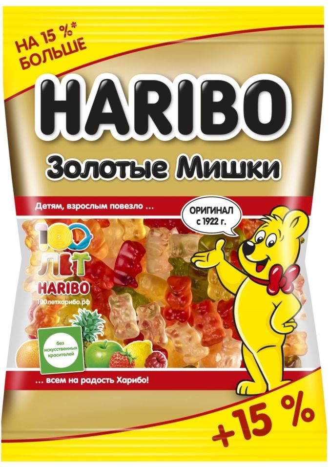 Мармелад Haribo Золотые Мишки жевательный 80г