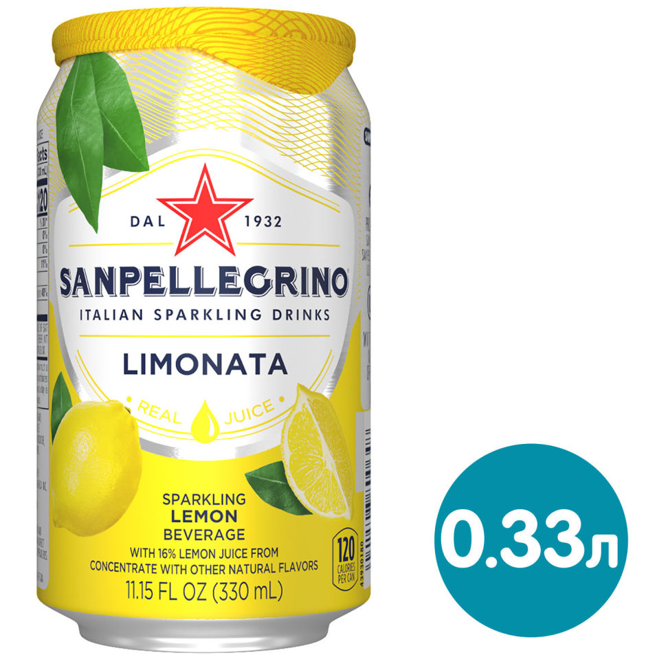 Напиток Sanpellegrino Limonata 330мл