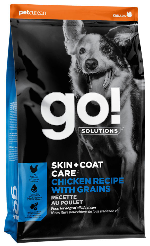 Сухой корм для щенков и собак Go! Skin+Coat Care с курицей фруктами и овощами 11.34кг Сухой корм для щенков и собак Go! Skin+Coat Care с курицей фруктами и овощами 11.34кг