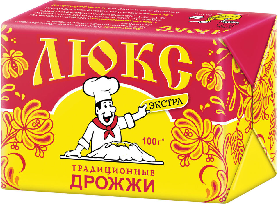 Дрожжи Люкс Экстра прессованные 100г