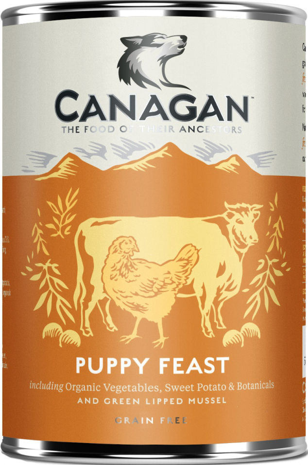 Корм для щенков Canagan Полнорационный Курица и Говядина 400г