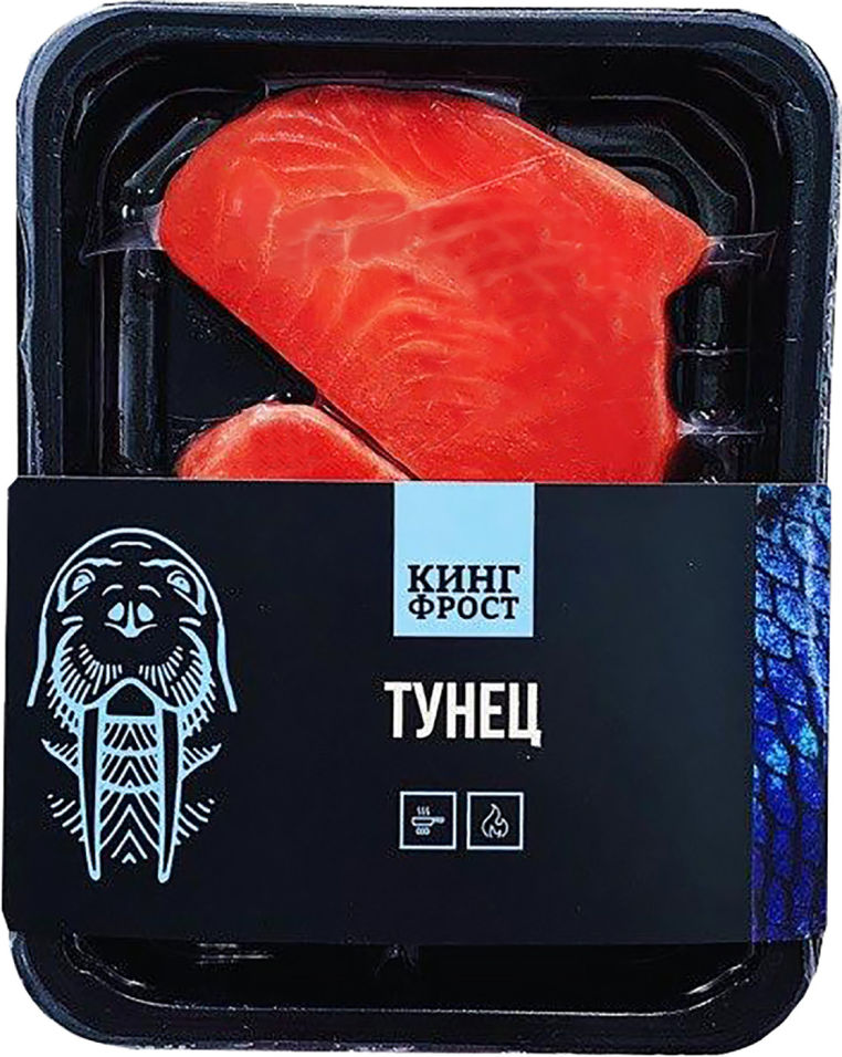 Тунец Кинг Фрост филе без кожи замороженное 330г