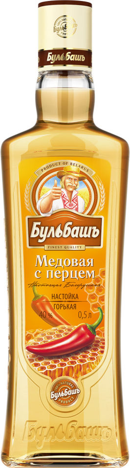 Отзывы о Настойке Бульбашъ Медовая с перцем 40% 0.5л Отзывы о Настойке Бульбашъ Медовая с перцем 40% 0.5л