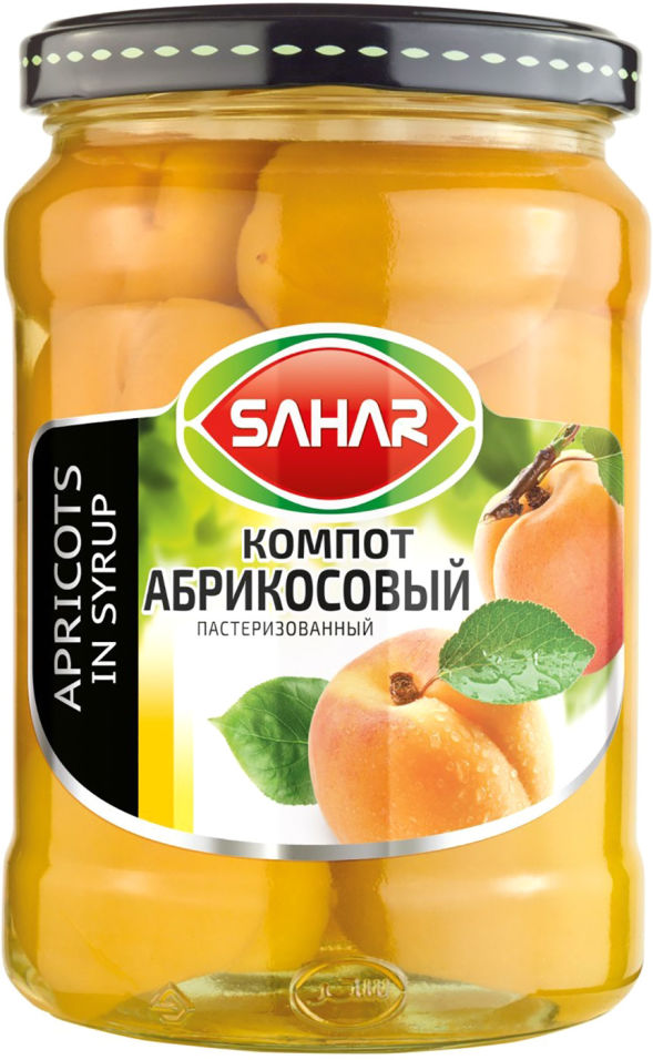 Компот Sahar из абрикосов 660г