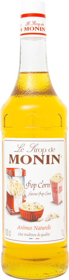 Сироп Monin Popcorn Syrup со вкусом и ароматом воздушной кукурузы 1л 959₽