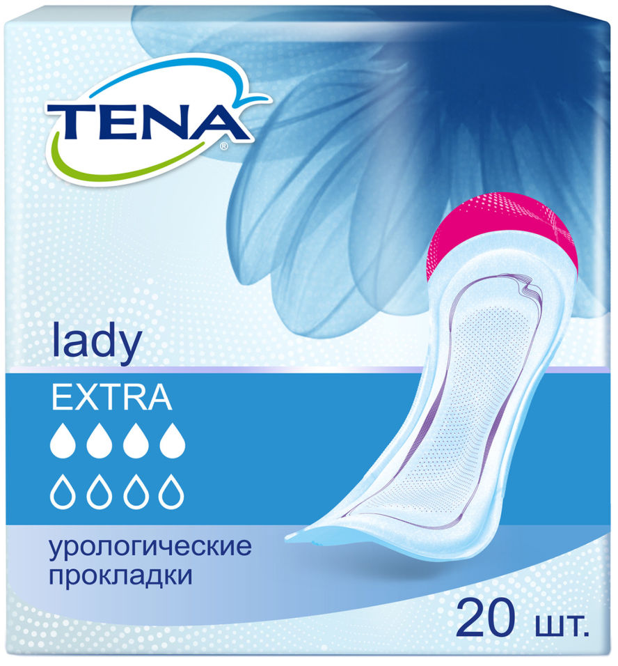 Прокладки Tena Lady Extra урологические 20шт 579₽