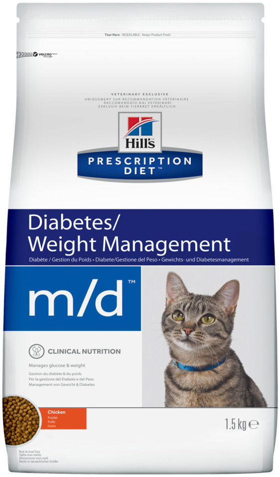 Сухой корм для кошек Hills Prescription Diet при сахарном диабете с курицей 1.5кг Сухой корм для кошек Hills Prescription Diet при сахарном диабете с курицей 1.5кг