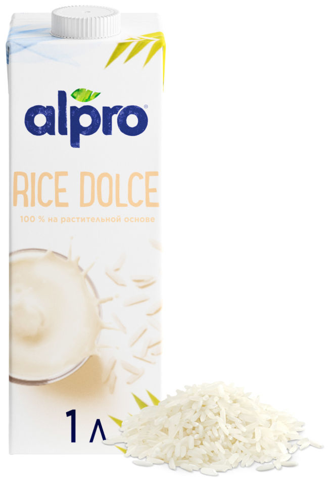 Напиток рисовый Alpro со вкусом ванили 1.3% 1л