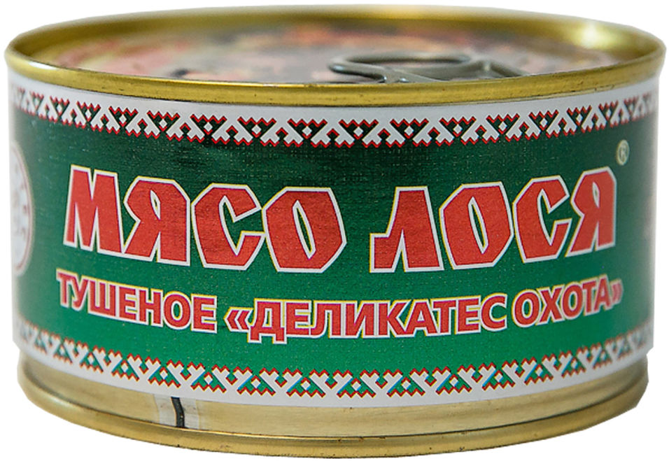 Лось Балтийская охота Тушеный 325г