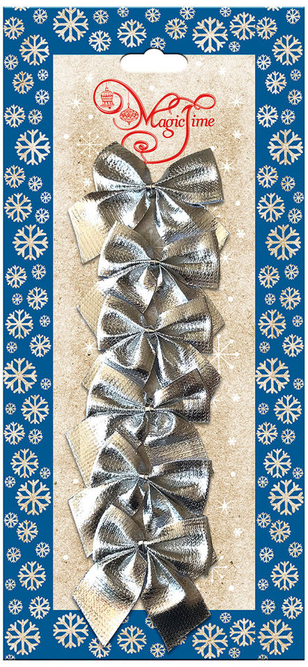 Украшение новогоднее Magic Time Бант Мерцание