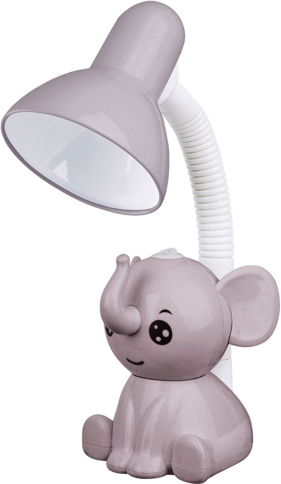 Светильник настольный Camelion KD-397 Слоник LED E27 230В 40Вт серый