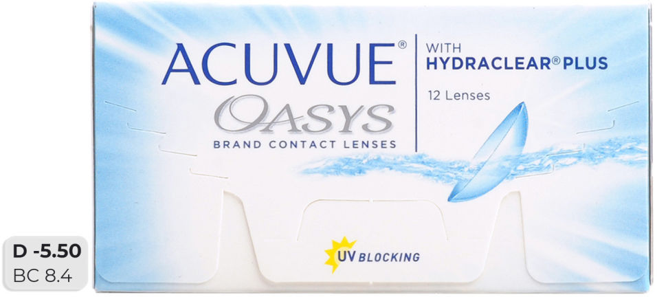 Отзывы о Контактные линзы Acuvue Oasys Hydraclear Plus Двухнедельные -5.5/14.3/8.4 12шт Отзывы о Контактные линзы Acuvue Oasys Hydraclear Plus Двухнедельные -5.5/14.3/8.4 12шт