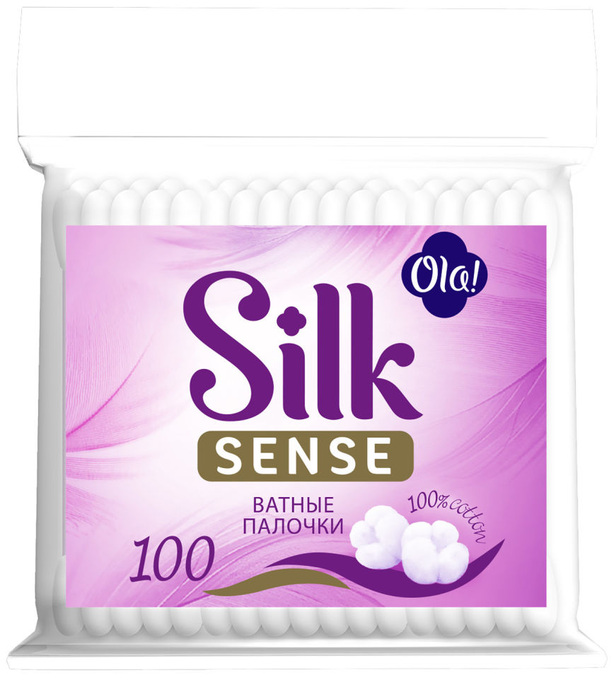 Ватные палочки Ola! Silk Sense 100шт