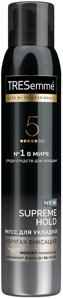 Мусс для укладки волос TRESemme Supreme Hold Упругая фиксация 200мл