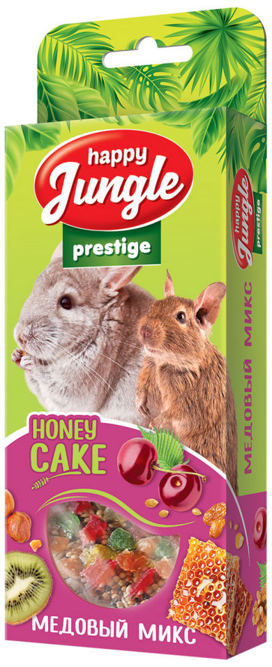 Лакомство для грызунов Happy Jungle Престиж Медовый микс 3шт