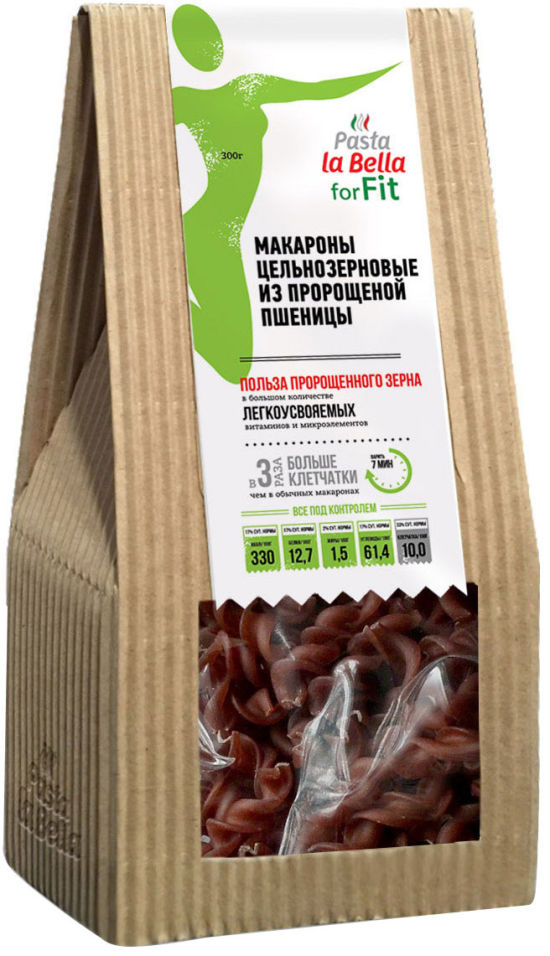 Макароны Pasta la Bella Фитнес из пророщенной пшеницы 300г