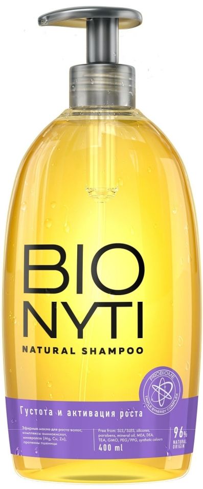 Шампунь для волос Bionyti Густота и активация роста 400мл