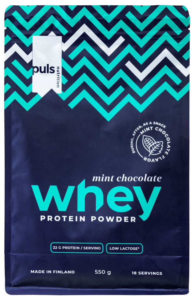 Смесь сывороточная протеиновая Puls Nutrition Whey Мятный шоколад 550г 1749₽