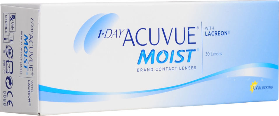 Отзывы о Контактные линзы Acuvue Moist 1-Day Однодневные -2.50/14.2/8.5 30шт Отзывы о Контактные линзы Acuvue Moist 1-Day Однодневные -2.50/14.2/8.5 30шт