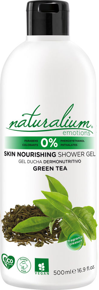 Гель для душа Naturalium Питательный Зеленый чай 500мл 323₽